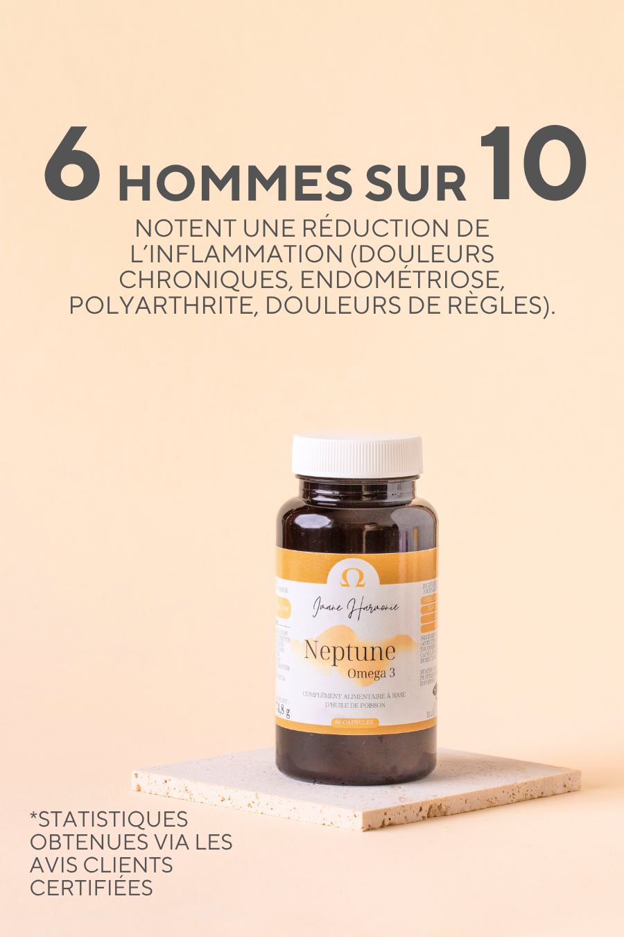 Complément alimentaire Omega - 3 Epax® SOPK, réduction de l'inflammation, cycle régulier et  réduction des douleurs
