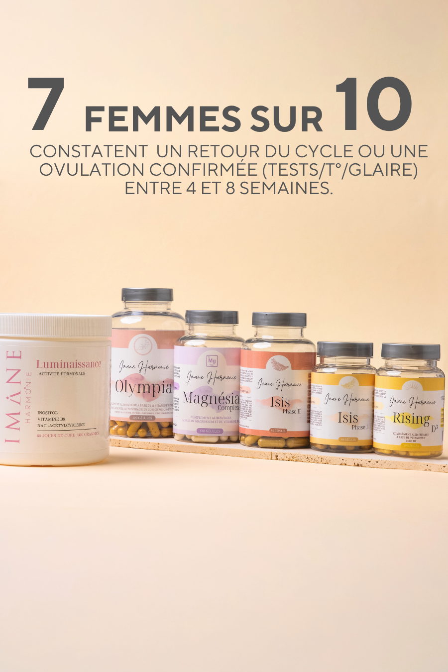 PACK FERTILITE. - Boostez votre fertilité, soutenez l’ovulation, renforcez la phase lutéale et préparez vos ovocytes