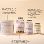 PACK FIV - Complément alimentaire pour préparer la ponction ovocytaire - Accompagnez votre parcours PMA avec un soutien ciblé pour des ovocytes de qualité et des cycles réguliers.