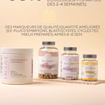 PACK FIV - Complément alimentaire pour préparer la ponction ovocytaire - Accompagnez votre parcours PMA avec un soutien ciblé pour des ovocytes de qualité et des cycles réguliers.