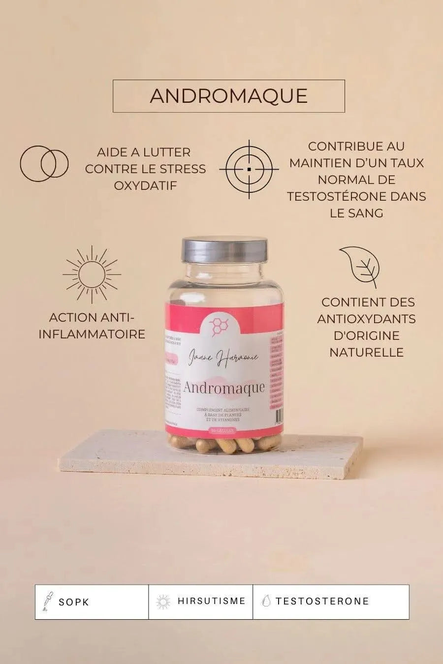 Andromaque 1 mois - Pilosité et Testostérone - Imane Harmonie