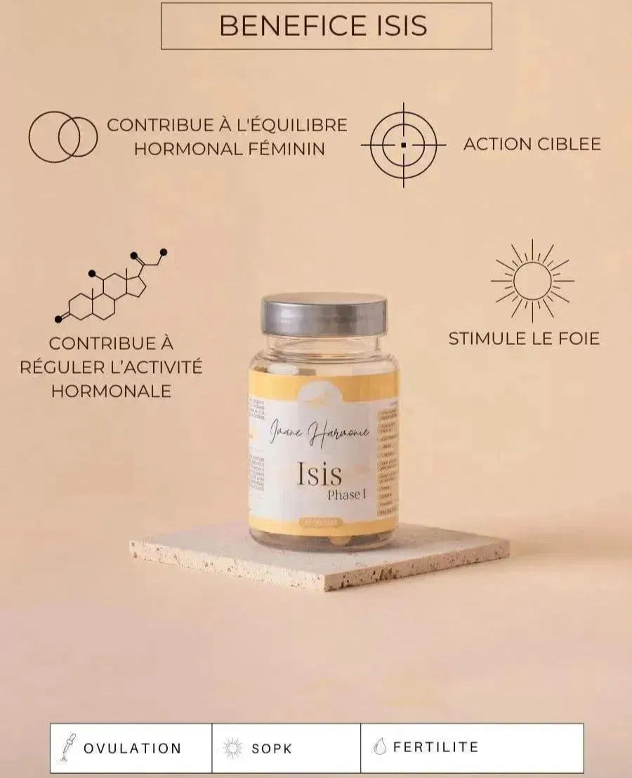 Bénéfices du complément alimentaire Isis phase 1 de la marque Imane Harmonie