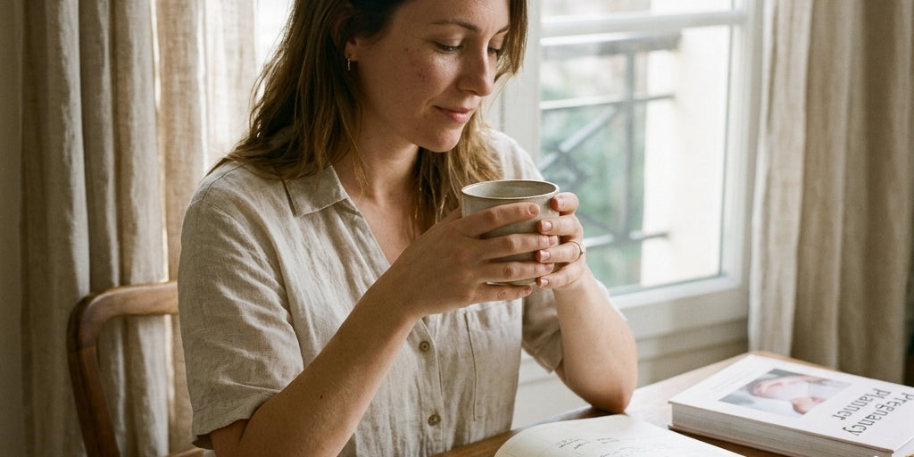 femme qui prend son inositol 
