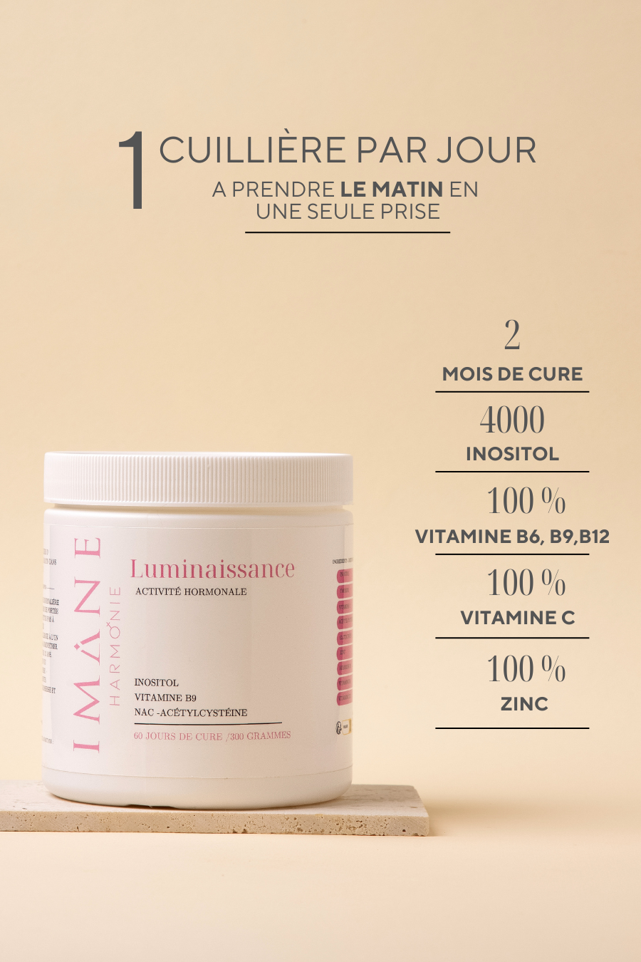 1 cuillère par jour luminaissance