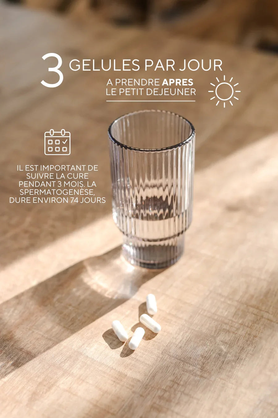 Complément alimentaire pour la fertilité masculine, améliore la qualité du sperme et stimule naturellement la testostérone