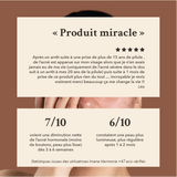 Après un arret de pilule de l'acné et apparue sur mon visage alors que je n'en avais jamais eu de ma vie puis suite à 1 mois de prise de ce produit plus rien du tout, incroyable je reis