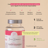 Pilosité réduite, pousse ralentie, meilleur équilibre, soutien hormonal
