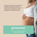 femmes enceintes ou en post partum souhaitant combler leurs besoins nutritionnels, maintenir leur énergie et soutenir leur récupération 