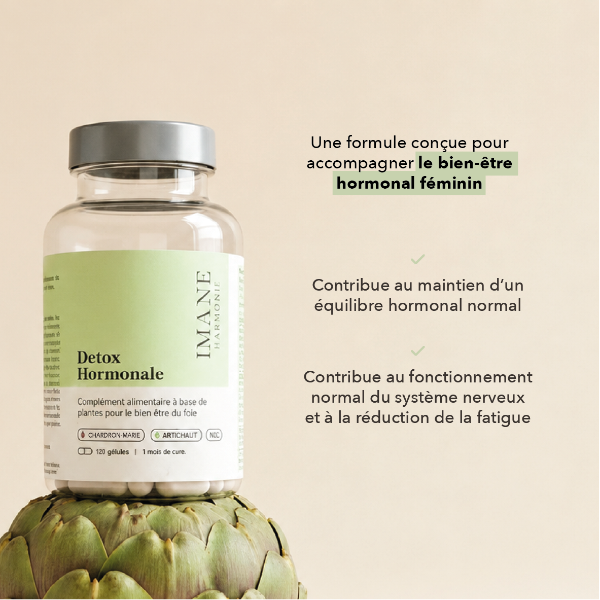 contribue au maintien d'un équilibre hormonal normal , contribue au fonctionnement normal du système nerveux et à la réduction de la fatigue 