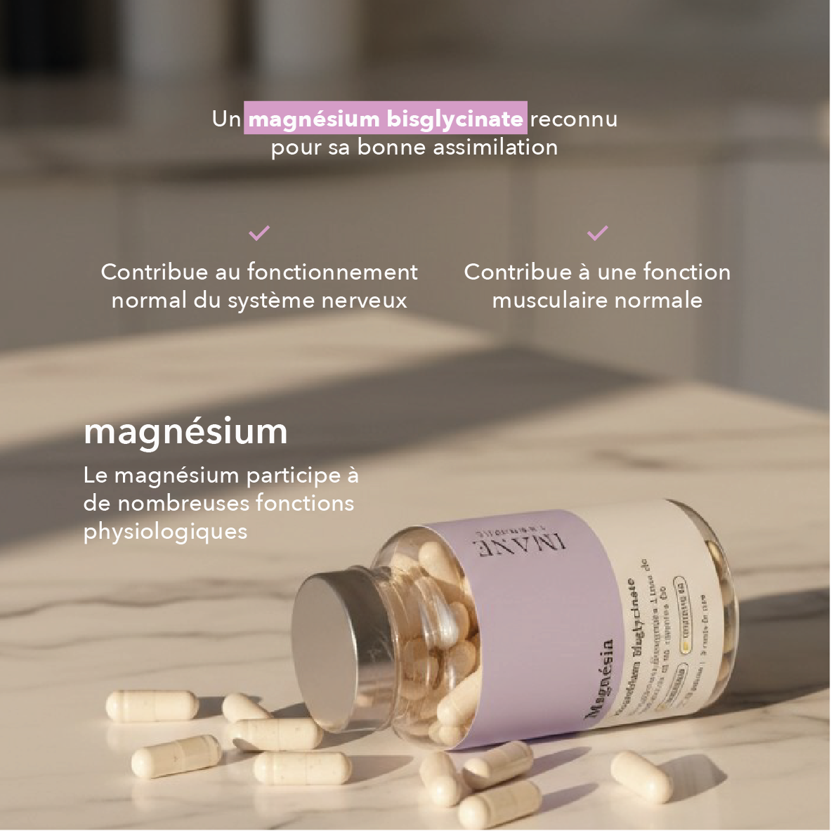 contribue au fonctionnement normal du système nerveux, contribue à une fonction musculaire normale 
