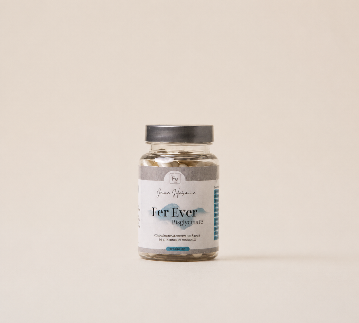 Complément Alimentaire FER bisglycinate + Vitamine C pour femme SOPK et enceinte 
