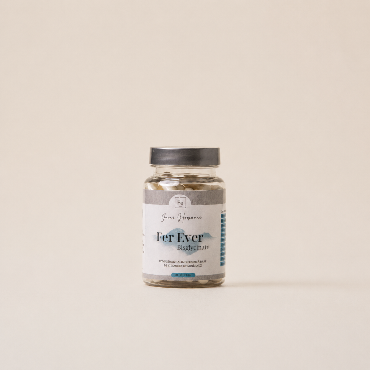 Complément Alimentaire FER bisglycinate + Vitamine C pour femme SOPK et enceinte 