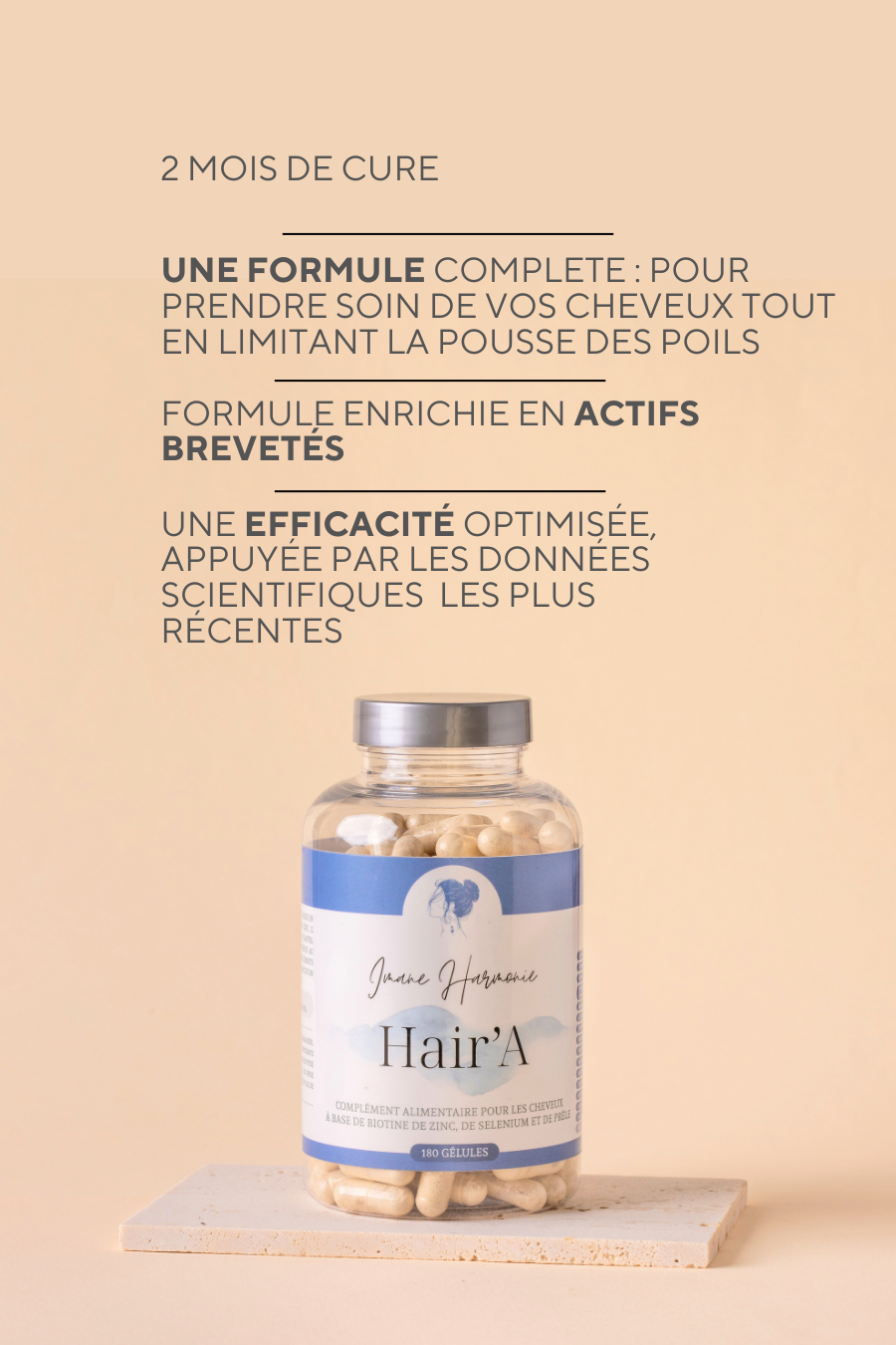 Complément alimentaire  perte de cheveux SOPK - Hyperandrogénie, complément qui augmente pas la pilosité, perte de cheveux androgénique. 