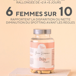 Complément phase lutéale avec gattilier, yam, ortie, reishi, arginine, CoQ10, acide alpha-lipoïque, vitamines B6/B9 actives et vitamine E pour soutenir la progestérone, la qualité de l’endomètre et l’implantation.