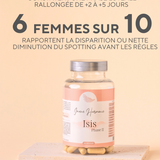 Complément phase lutéale avec gattilier, yam, ortie, reishi, arginine, CoQ10, acide alpha-lipoïque, vitamines B6/B9 actives et vitamine E pour soutenir la progestérone, la qualité de l’endomètre et l’implantation.