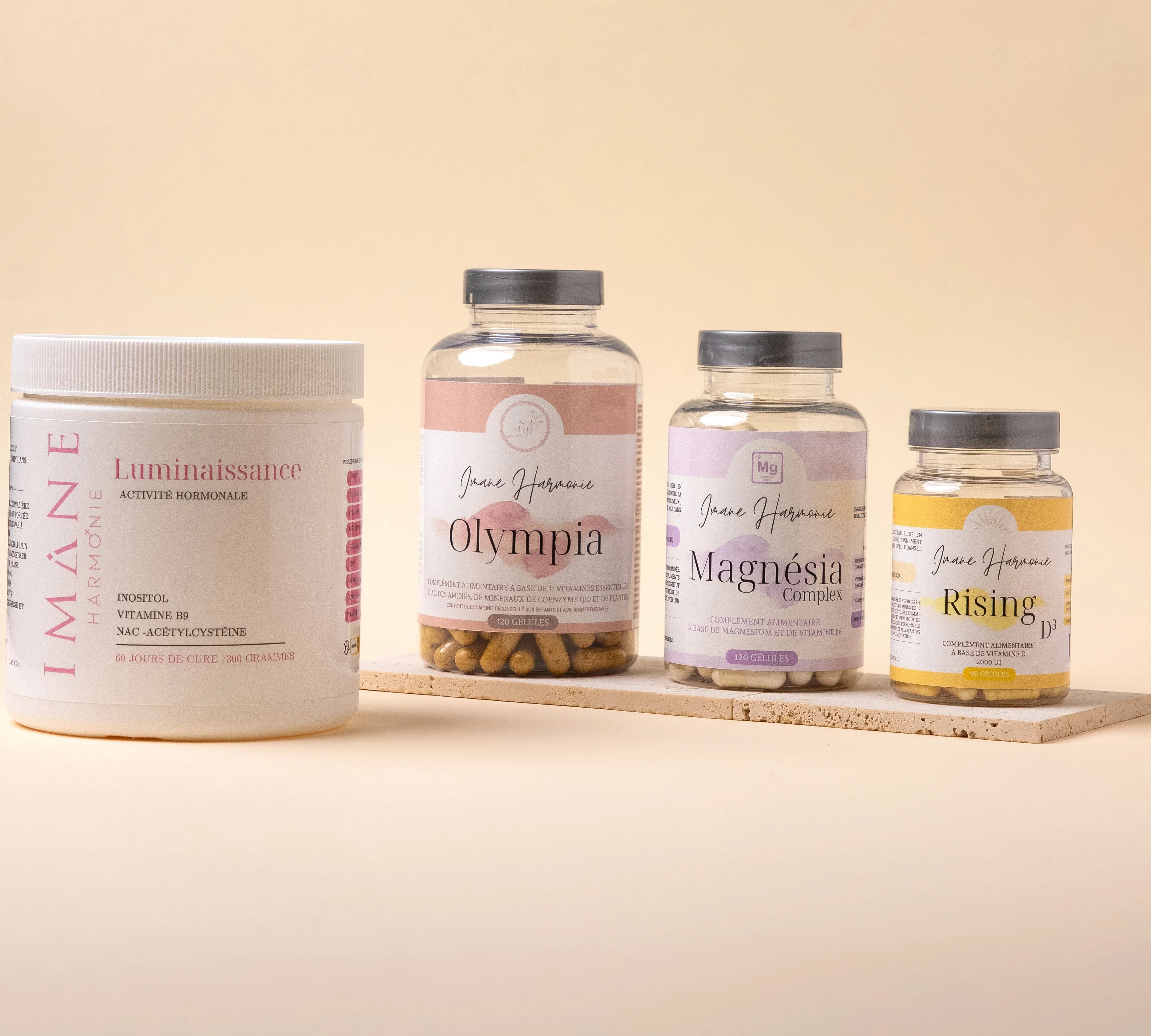PACK FIV - Complément alimentaire pour préparer la ponction ovocytaire - Accompagnez votre parcours PMA avec un soutien ciblé pour des ovocytes de qualité et des cycles réguliers.