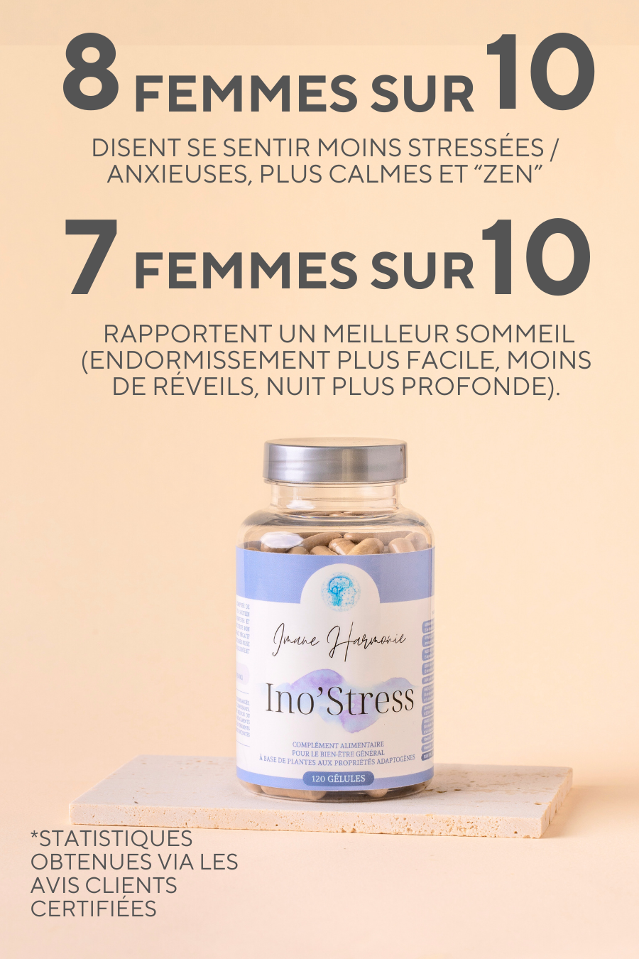 Complément alimentaire pour réduire le stress, améliorer le sommeil et favoriser l’équilibre émotionnel naturellement