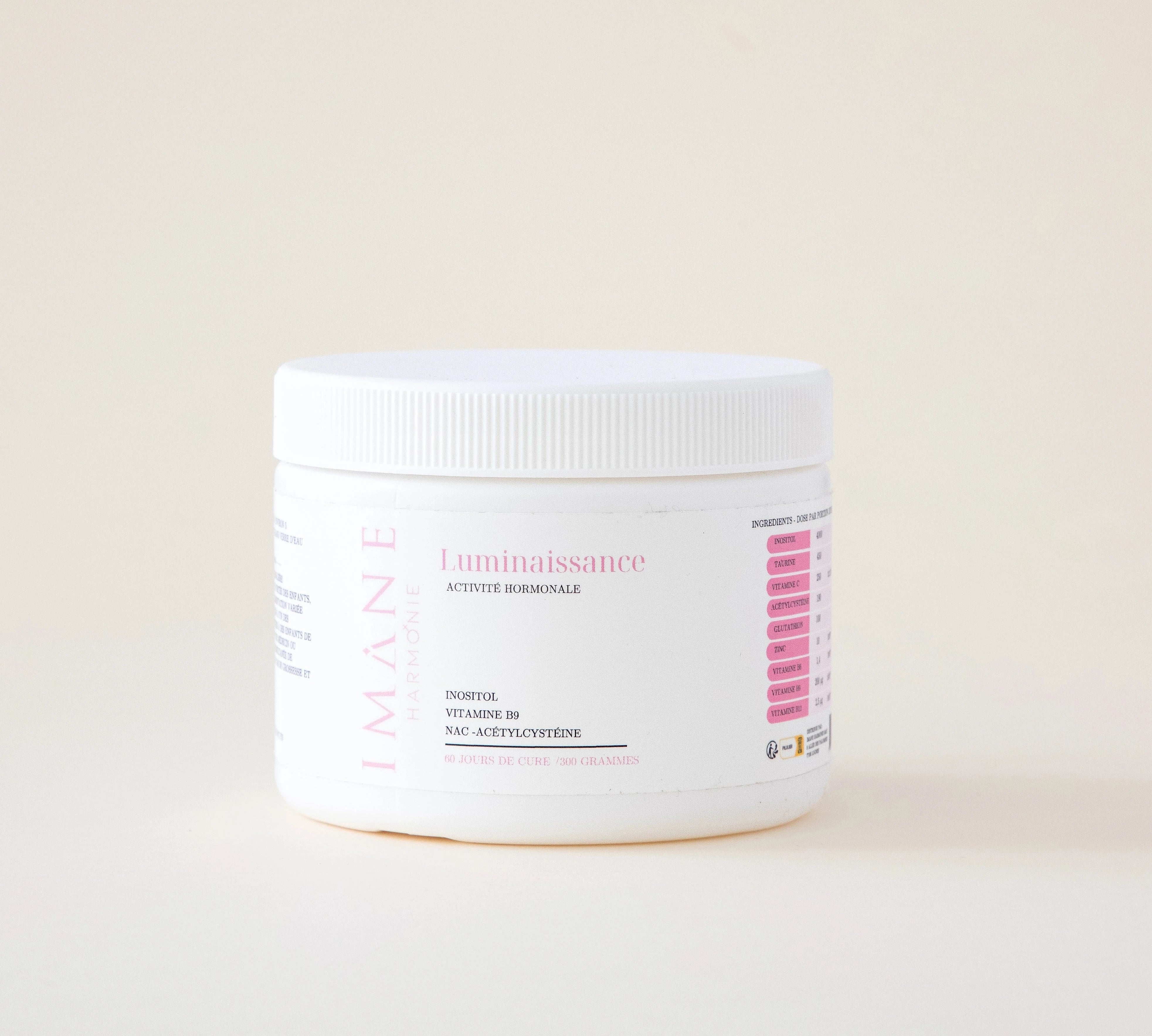 Inositol myo-inositol et D-chiro-inositol ratio 40:1 pour syndrome des ovaires polykystiques