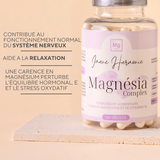 Complément en magnésium pour femmes atteintes de SOPK, aide à réduire le stress, réguler la glycémie et soutenir l’équilibre hormonal