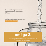 douleurs de règles, résistance à l'insuline, fatigue, peau terne, SPM
