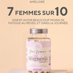 Complément en magnésium pour femmes atteintes de SOPK, aide à réduire le stress, réguler la glycémie et soutenir l’équilibre hormonal