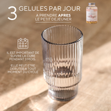 Complément alimentaire associant thé vert, inositol, NAC, coenzyme Q10, carnitine, acide alpha-lipoïque et adaptogènes naturels pour soutenir le métabolisme, l’énergie cellulaire et l’équilibre hormonal. et la fertilité SOPK 