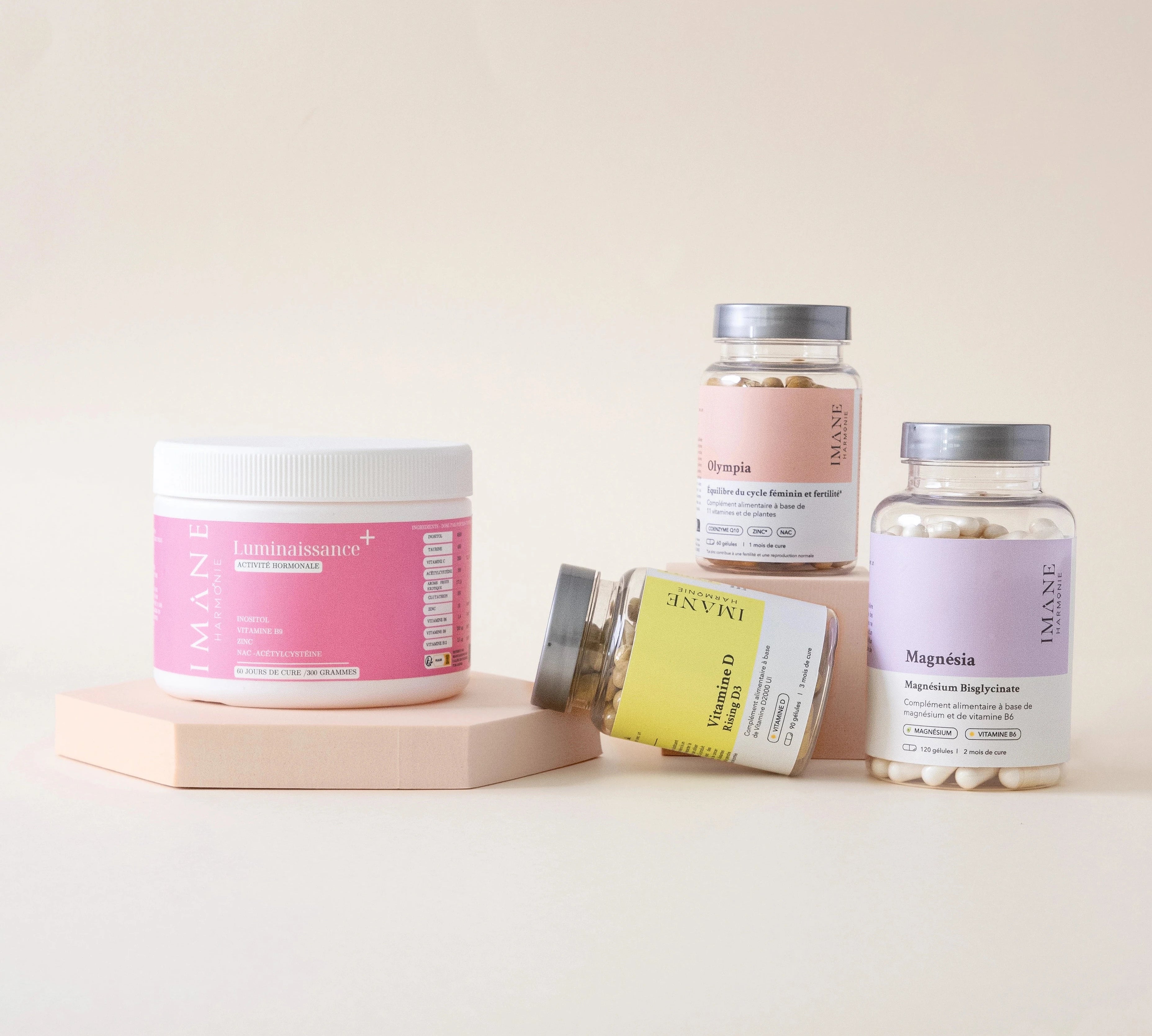 PACK FIV - Complément alimentaire pour préparer la ponction ovocytaire - Accompagnez votre parcours PMA avec un soutien ciblé pour des ovocytes de qualité et des cycles réguliers.