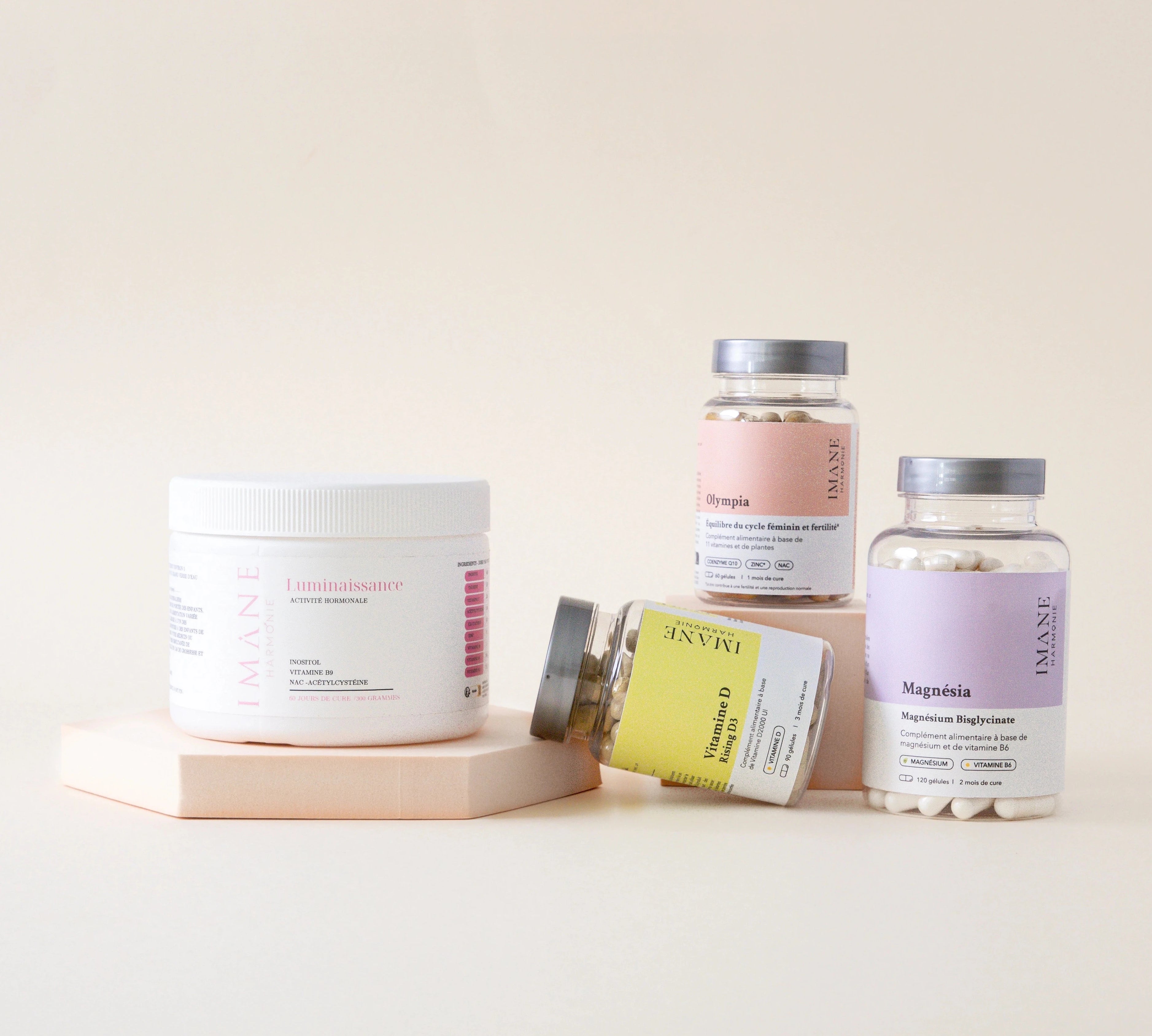 PACK FIV - Complément alimentaire pour préparer la ponction ovocytaire - Accompagnez votre parcours PMA avec un soutien ciblé pour des ovocytes de qualité et des cycles réguliers.