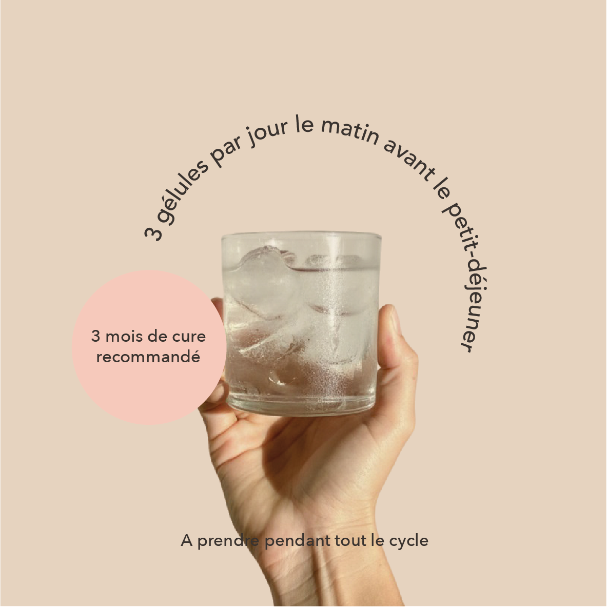 3 gélules par jour le matin avant le petit déjeuner
