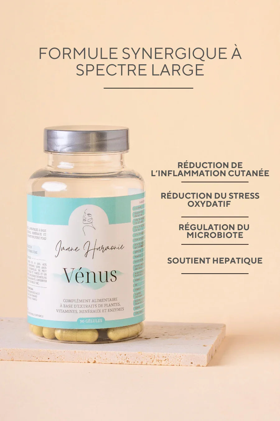 Complément alimentaire pour la réduction de l'acné hormonale en lien avec le SOPK et l'hyperandrogénie