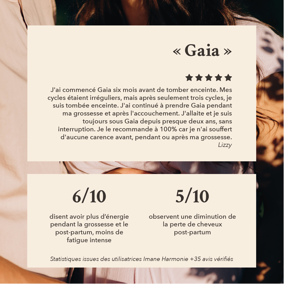je le recommande à 100% car je n'ai souffert d'aucune carence avant, pendant ou après ma grossesse