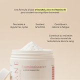 aide à réguler les cycles, soutient la fertilité, energie plus stable, réduit les fringales