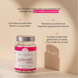 contribue au bien-etre féminin au quotidien, participe au confort et à l'équilibre général de la femme, soutient le bien etre global dans le cadre d'un mode de vie sain