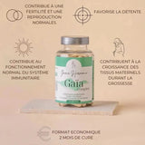 Bénéfices du complément alimentaire Gaïa pour la Préconception et Grossesse de la marque Imane Harmonie