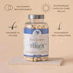 Bénéfices du complément alimentaire Hair'A pour la perte de Cheveux de la marque Imane Harmonie