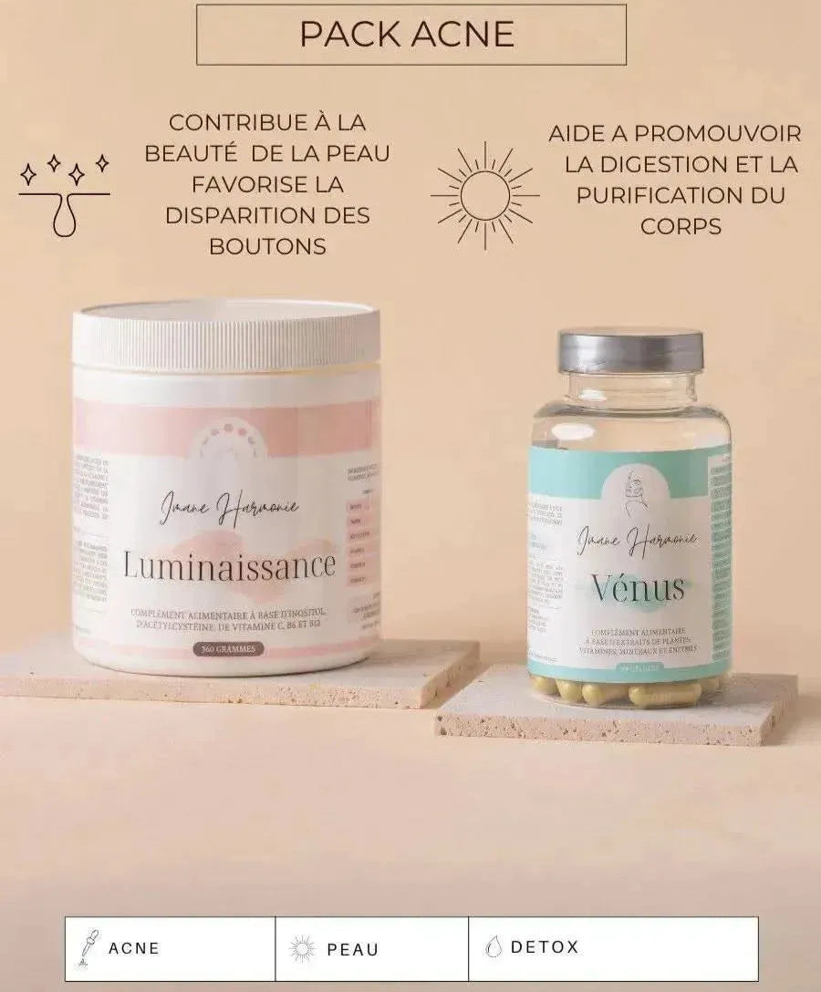 Bénéfices du pack acné chez Imane Harmonie
