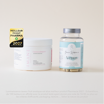 Complément naturel qui réduit l’acné hormonale, détoxifie le foie, équilibre le microbiote et apaise l’inflammation, idéal en cas de SOPK ou d’excès d’androgènes.