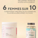 Complément naturel qui réduit l’acné hormonale, détoxifie le foie, équilibre le microbiote et apaise l’inflammation, idéal en cas de SOPK ou d’excès d’androgènes.