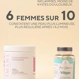 Complément naturel qui réduit l’acné hormonale, détoxifie le foie, équilibre le microbiote et apaise l’inflammation, idéal en cas de SOPK ou d’excès d’androgènes.