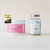Complément naturel qui réduit l’acné hormonalegout fruit exotique , détoxifie le foie, équilibre le microbiote et apaise l’inflammation, idéal en cas de SOPK ou d’excès d’androgènes.