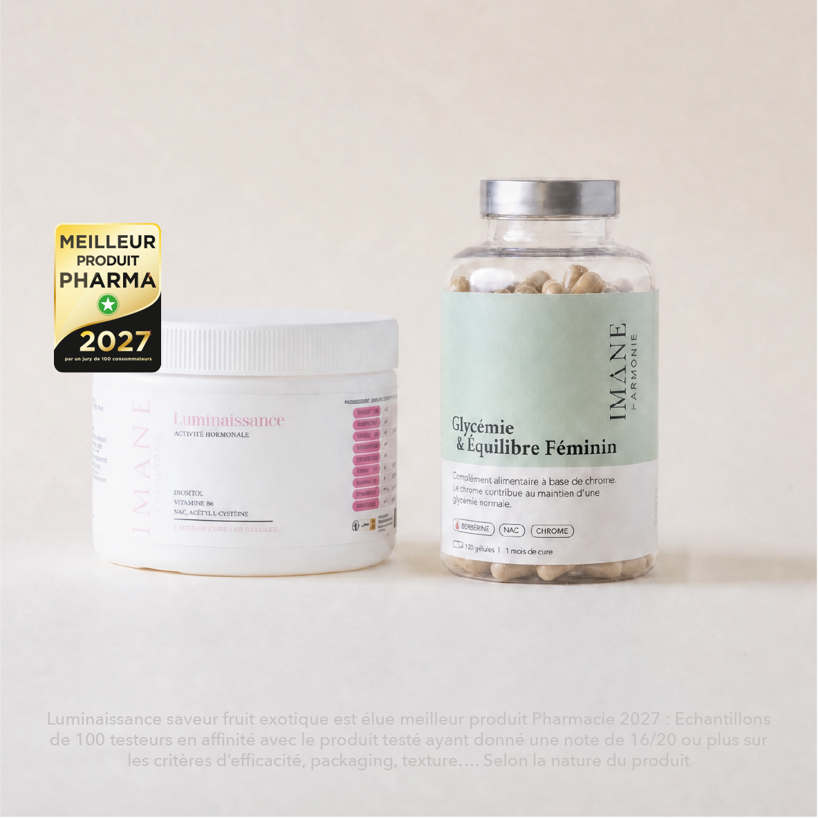 Pack Perte de poids Imane Harmonie : Luminaissance et Glycémie et Équilibre Féminin