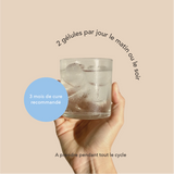 2 gélules par jour , le matin ou le soir