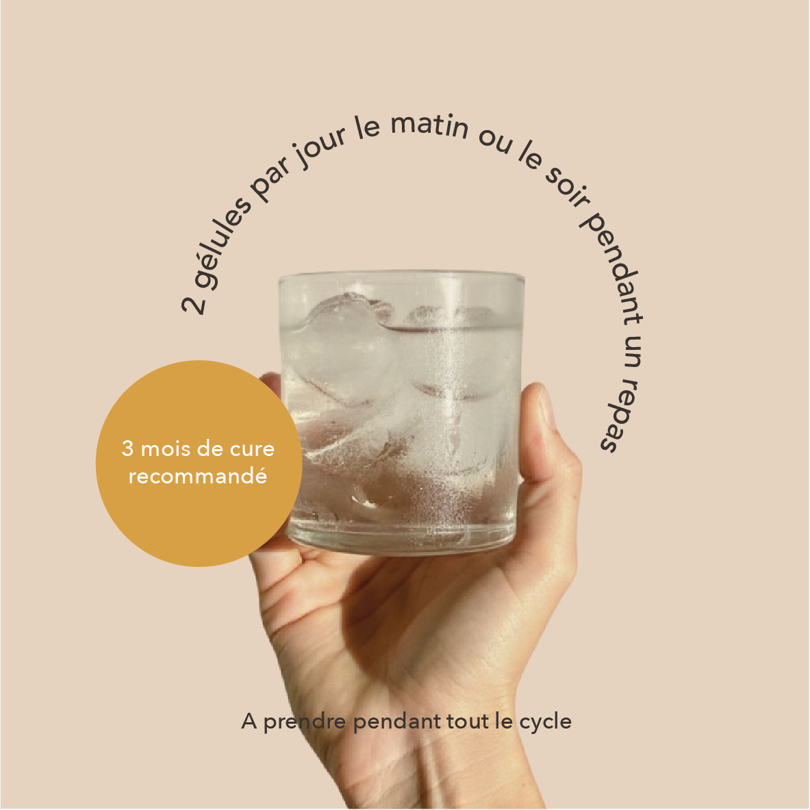 2 gélules par jour le matin ou le soir pendant un repas