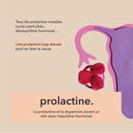 taux de prolactine instable, cycles perturbés, déséquilibre hormonal