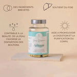 Bénéfices du complément alimentaire vénus pour l'acné de la marque Imane Harmonie