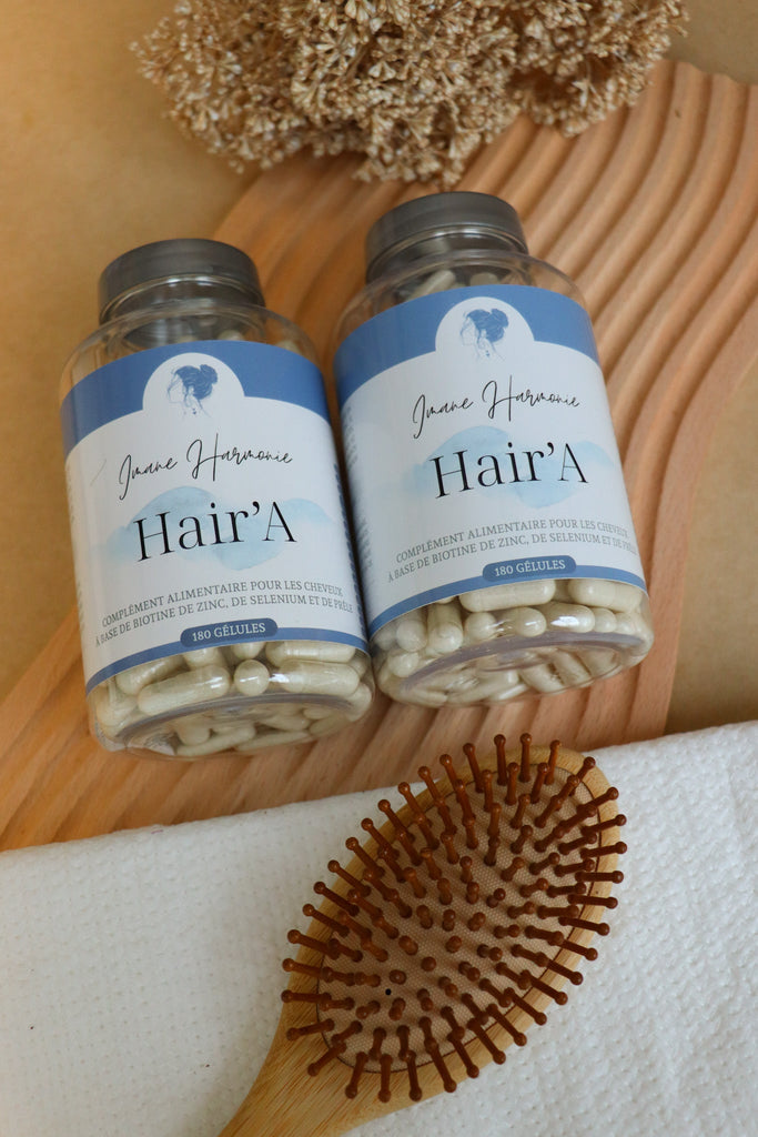 Hair’a est un complément alimentaire conçu pour lutter contre la perte des cheveux